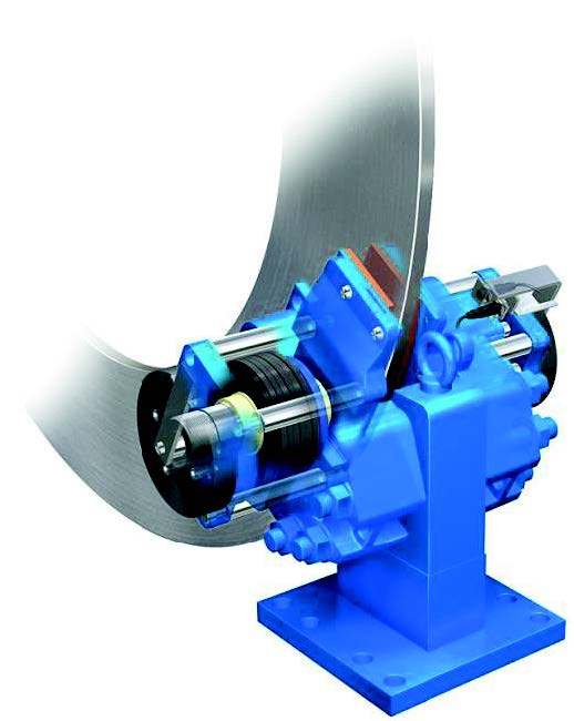 industrial fixed caliper disc brake, hydraulic fail-safe brake, SHI 281-282