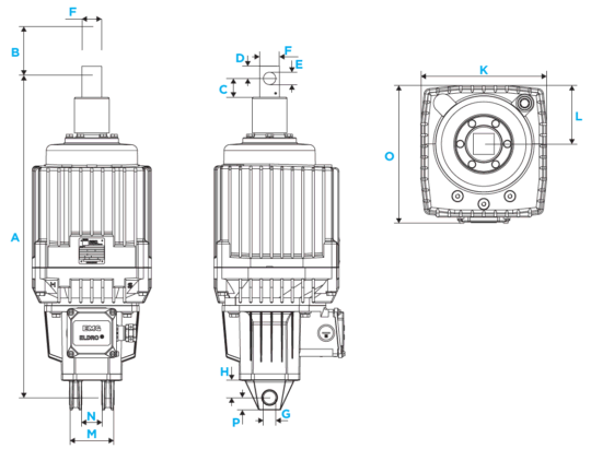 Eldro diagram for EMG Eldro electrohydraulic thruster