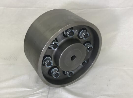 flexible pin coupling with brake drum