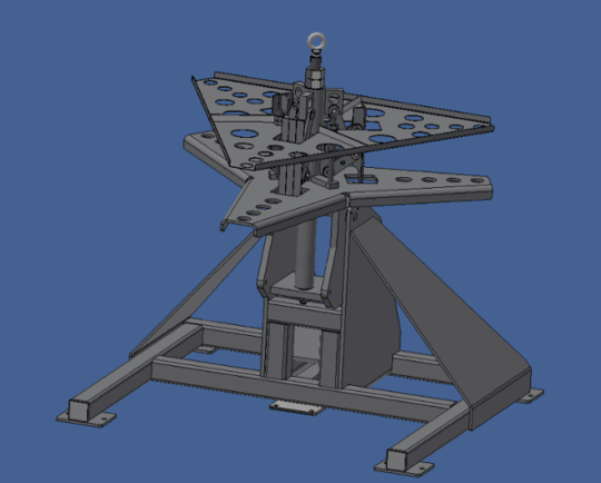 Steel uncoiler